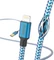 Hama Ladekabel Reflective USB-A/Lightning 1.5m Nylon blau Vorschaubild