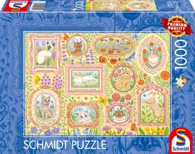 Schmidt Spiele Adelige Katzen in Blütenpracht