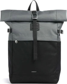 Sandqvist Rolltop 14" multi dark/black leather