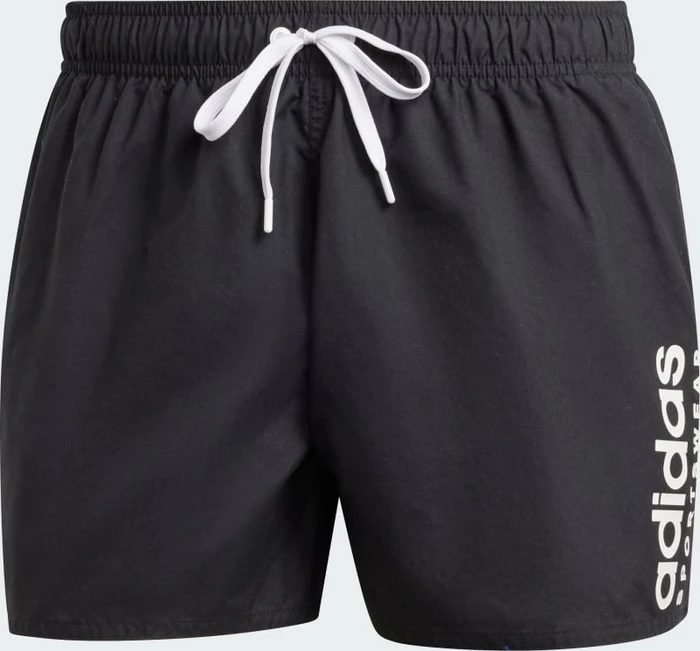 adidas Essentials Logo CLX Badeshorts schwarz/weiß (Herren)