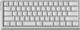 Wooting 60HE v2 Gaming Tastatur, Bright Silver, LEDs RGB, Aluminium, Split-Spacebar, Lekker Tikken Medium, USB, US