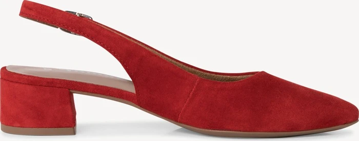 Tamaris Leder Slingpumps rot (Damen)