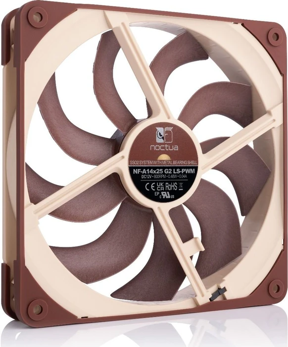Noctua NF-A14x25 G2 LS-PWM, 140mm