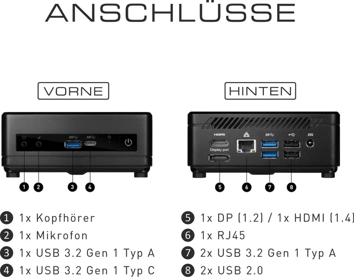 MSI Cubi 5 10M-242BEU, weiß