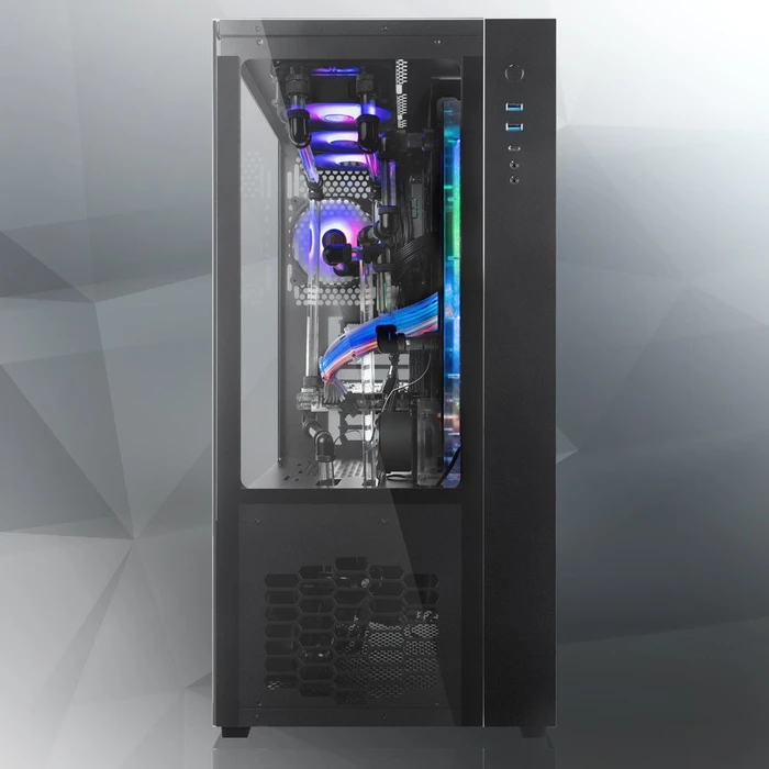 Raijintek Paean Premium, Glasfenster