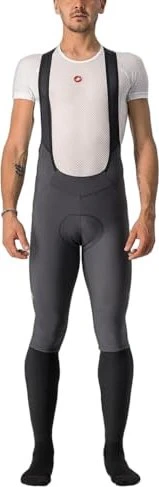 Castelli Velocissimo 5 Bibtight Fahrradhose lang dark grey/silver reflex (Herren)