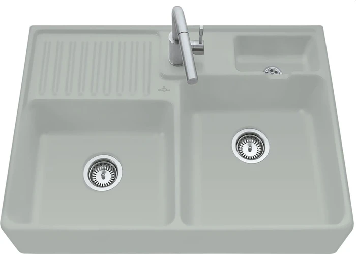 Villeroy & Boch Spülstein Becken rechts fossil