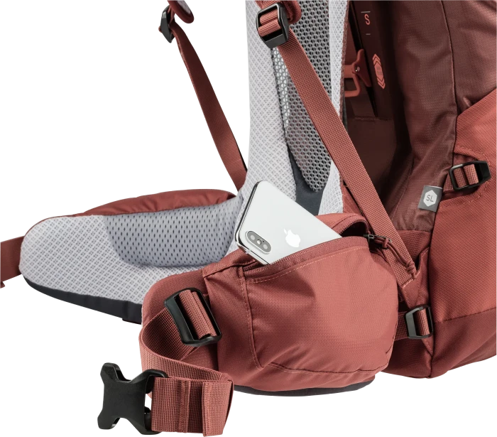 Deuter Futura Air Trek 55+10 SL redwood/lava (Damen)