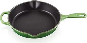 Le Creuset Signature Gusseisen Brat-/Servierpfanne rund hoch 26cm bamboo green