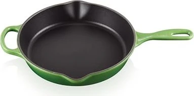 Le Creuset Signature Gusseisen Brat-/Servierpfanne rund hoch 26cm bamboo green