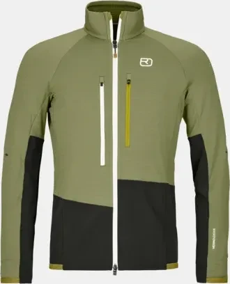 Ortovox Fleece Rib Funktionsjacke wild herbs (Herren)