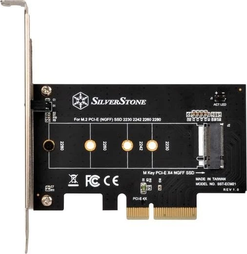 SilverStone ECM21 M.2 PCIe 3.0 x4 Adapter