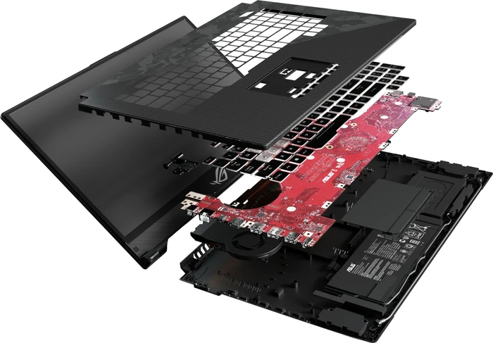 ASUS ROG Strix Scar II GL704GM-EV015T, schwarz, Core i7-8750H, 16GB RAM, 256GB SSD, 1TB HDD, GeForce GTX 1060, DE
