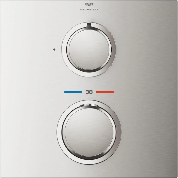 Grohe Allure Unterputz-Thermostat mit 1 Absperrventil supersteel
