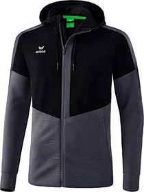 Erima Squad mit Kapuze Trainingsjacke black/slate grey (Herren)