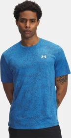Under Armour Tech Funktionsshirt kurzarm blue atlantis/white (Herren)