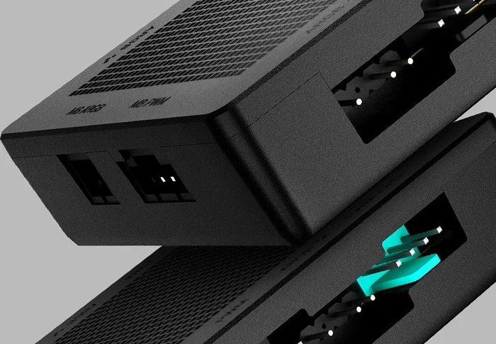 DeepCool SC790 PWM & RGB Hub, Licht- und Lüftersteuerung, 6-fach
