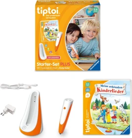 Ravensburger tiptoi Starter-Set Plus: Stift und Ladestation und Buch Meine schönsten Kinderlieder