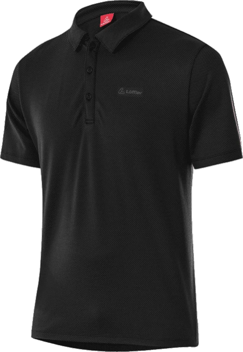 Löffler Tencel CF Poloshirt kurzarm schwarz (Herren)