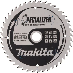 Makita Specialized Kreissägeblatt 44Z, 165x1.5x20mm, 1 Stück