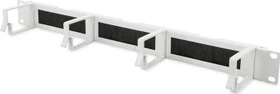 Digitus Rangierpanel mit Bürstenleisten, für 483mm-Schränke, RAL 7035, 1HE