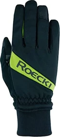 Roeckl Rofan Fahrradhandschuhe schwarz/gelb