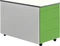 mauser Rollcontainer line, 1x Utensilienauszug, 3x Materialschublade, weiß/weißaluminium/gelbgrün Vorschaubild