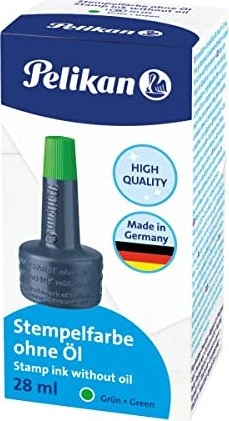 Pelikan Stempelfarbe ohne Öl 28ml, grün