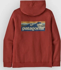 Patagonia Boardshort Logo Uprisal Hoodie rusty red