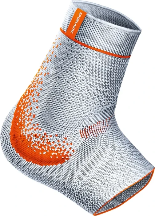 Sporlastic Malleo-Hit Supreme Sprunggelenkbandage Größe 5 platinum/orange, 1 Stück