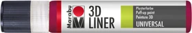 Marabu 3D-Liner, rubinrot, 25ml