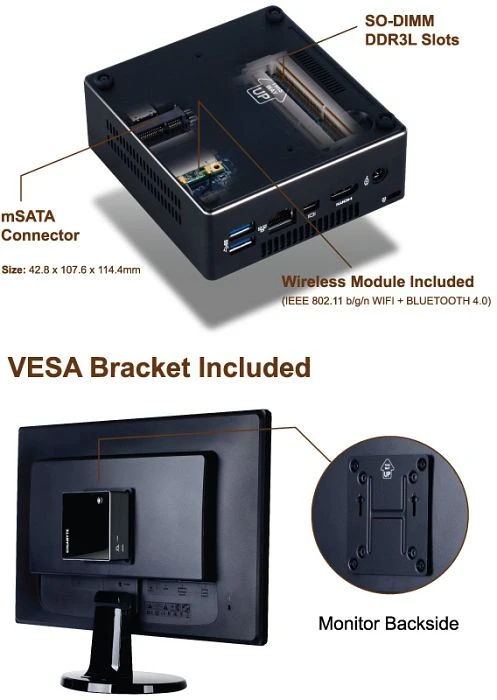 GIGABYTE Brix GB-BXi3H-4010