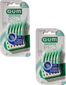 Sunstar Gum Soft-Picks Pro Interdentalbürste medium, 60 Stück