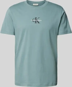 Calvin Klein Monogramm T-Shirt kurzarm lead (Herren)