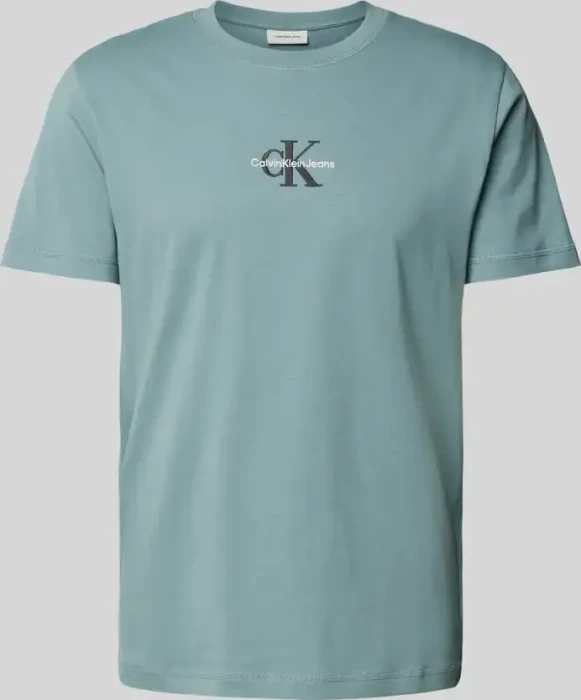 Calvin Klein Monogramm T-Shirt kurzarm lead (Herren)