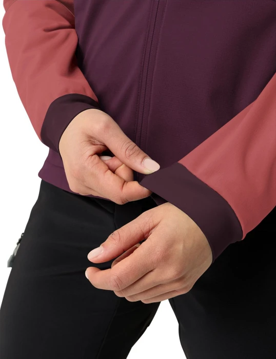 Vaude Qimsa Hooded Softshell Fahrradjacke cassis (Damen)