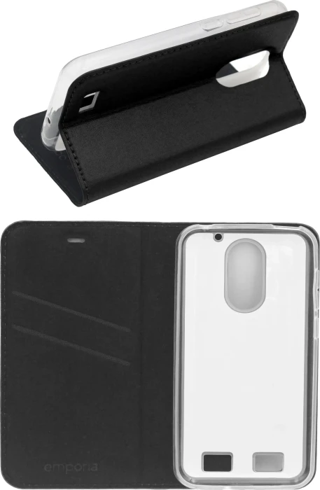 Emporia Book Case Leder für Smart 4 schwarz