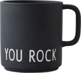 Design Letters Lieblingsbecher Kaffeebecher mit Henkel 250ml you rock