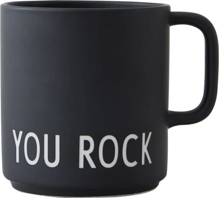 Design Letters Lieblingsbecher Kaffeebecher mit Henkel 250ml you rock