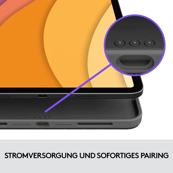 Logitech Combo Touch für iPad Air 4/iPad Air 5, grau, IT