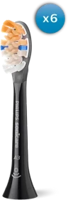 Philips HX9096/88 Sonicare A3 Premium All-in-One Ersatzbürste schwarz, 6 Stück