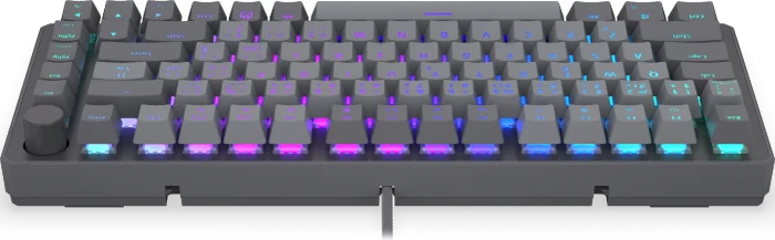 Endorfy Thock V2 75%, PBT, grau, LEDs RGB, hot-swap, Endorfy RED, USB, CZ/SK