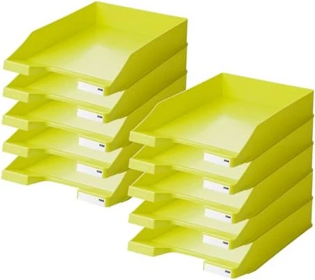 HAN Klassik Papierablage, A4, lemongrün, 10er-Pack