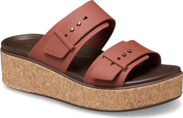 Crocs Brooklyn Cork Buckle rust (Damen)
