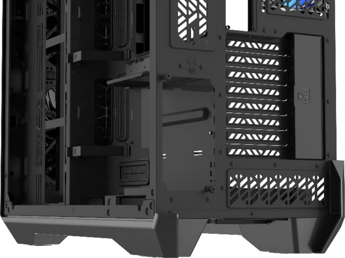 Cooler Master HAF 700 Evo Titanium Grey, grau, Glasfenster