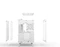 be quiet! Light Base 600 LX White, weiß, Glasfenster Vorschaubild