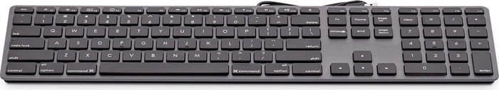 LMP Tastatur mit Zahlenblock für Mac, Space Gray, USB, US