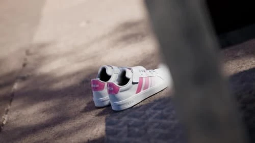 adidas Grand Court 3.0 cloud white/pink fusion/bliss pink (Junior)
