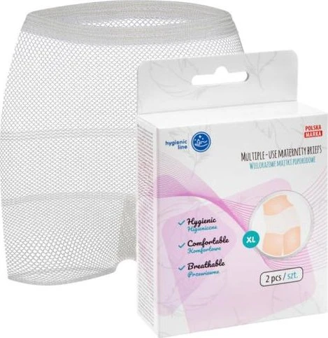 Akuku Postpartum/Wochenbett Mehrweg Schutzhose Größe XL, 2 Stück