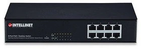 Intellinet Desktop Switch, 8x RJ-45, 140W PoE+ (560764)